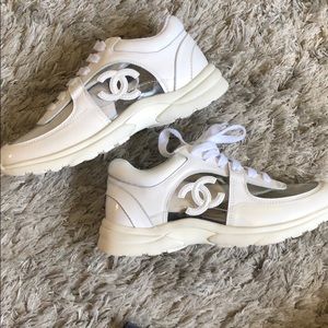 Chanel PVC Sneakers, US women’s size 5, EU 35